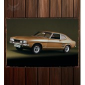 Металлическая табличка Ford Capri UK-spec (I)